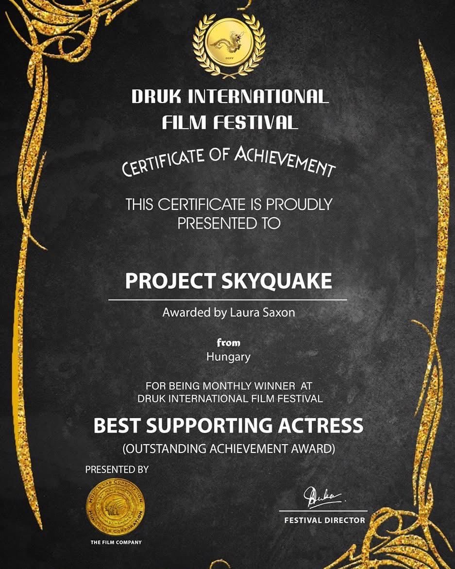 Best Supporting Actress - DRUK International Film Festival 